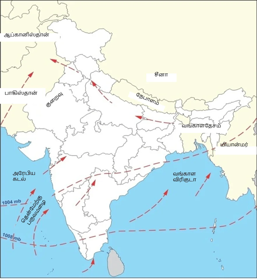 மழைப் பொழிவும்; பருவக் காற்றும்!