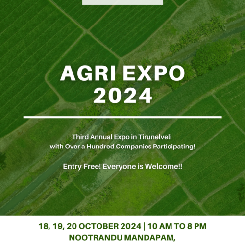 Grand Agri Expo Kicks Off in Tirunelveli on October 18th!